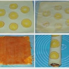 Cách Làm Bánh Bông Lan Cuộn Cam Xốp Mềm Đơn Giản