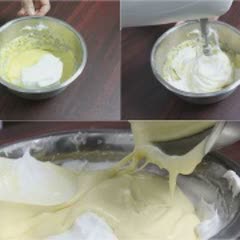 Cách làm bánh bông lan cuộn kem tươi