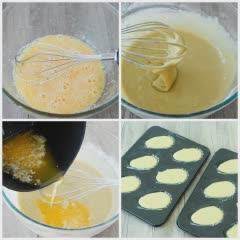Cách làm bánh bông lan hình sò