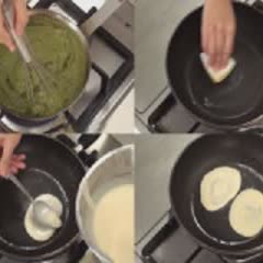 Cách làm bánh bột mì cuộn trà xanh