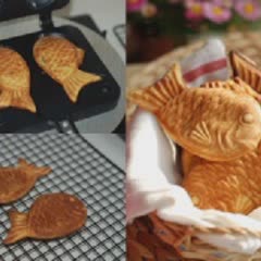 Cách Làm Bánh Cá Nướng Nhân Đậu Đỏ | Ngọt, Ngon