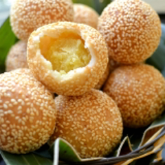 Cách làm món bánh cam (bánh ram) tuổi thơ