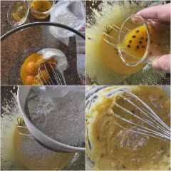 Cách làm Bánh chiffon chanh dây