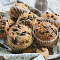 Cách làm Bánh chocolate chip muffins