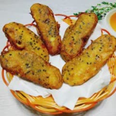 Cách Làm Bánh Chuối Chiên Mè | Thơm Bùi, Ăn Là Mê