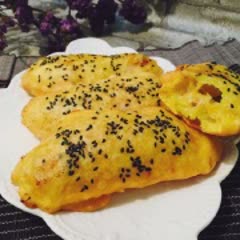 Cách làm Bánh chuối chiên mè giòn