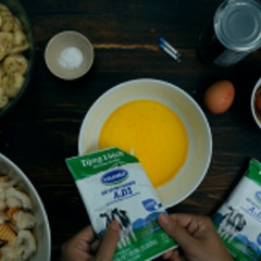 Cách làm bánh chuối nướng nước cốt dừa