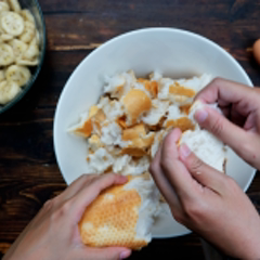 Cách làm bánh chuối nướng nước cốt dừa