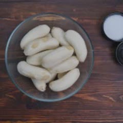 Cách làm bánh chuối nướng nước cốt dừa