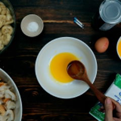 Cách làm bánh chuối nướng nước cốt dừa