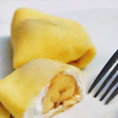 Cách Làm Bánh Crepe Chuối Kem Lạnh | Ăn Là Ghiền