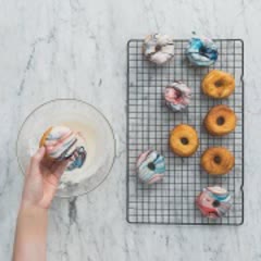 Cách làm Bánh Donut Galaxy