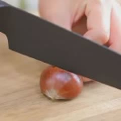 Cách làm bánh hạt dẻ nhân đậu đỏ