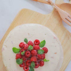 Cách làm Bánh kem phúc bồn tử - Raspberry cake