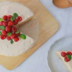 Cách làm Bánh kem phúc bồn tử - Raspberry cake