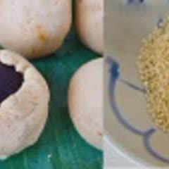 Cách làm bánh khoai lang nhân đậu đỏ
