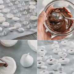 Cách làm Bánh meringue hình nấm
