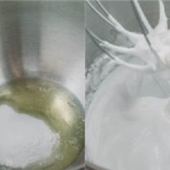 Cách làm Bánh meringue hình nấm