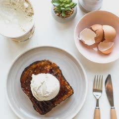 Cách làm Bánh mì Creme Brulee