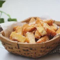 Cách làm bánh mì sandwich chiên giòn ngào đường