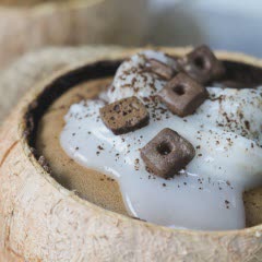 Cách làm Bánh Milo Trái Dừa ngọt ngào thơm nức cho fan Milo