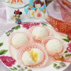 Cách làm bánh mochi nhân dứa