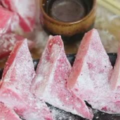 cách làm bánh mochi tam giác