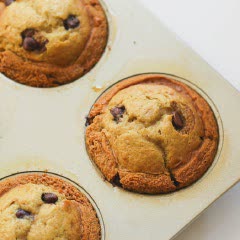 Cách làm Bánh muffin chuối chocolate chip