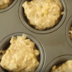Cách làm bánh muffin chuối hạt óc chó mềm xốp bổ dưỡng 