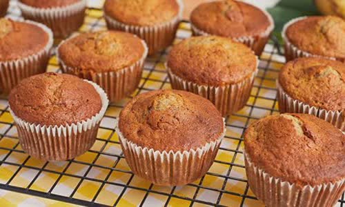 Cách làm Bánh Muffins Chuối ngọt dịu nhẹ xốp mềm cực ngon