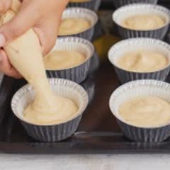 Cách làm Bánh Muffins Chuối ngọt dịu nhẹ xốp mềm cực ngon
