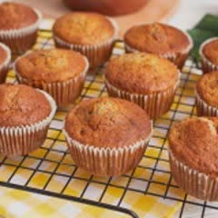 Cách làm Bánh Muffins Chuối ngọt dịu nhẹ xốp mềm cực ngon