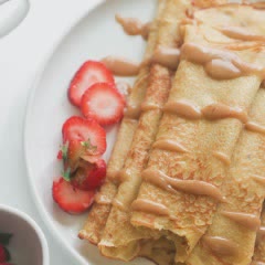 Cách làm Bánh pancake chuối chiên