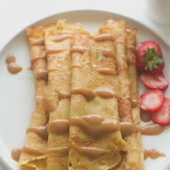 Cách làm Bánh pancake chuối chiên