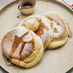 Cách làm Bánh Pancake Nhật Bản - Fluffy Japanese Pancake
