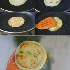 Cách làm Bánh pancake táo