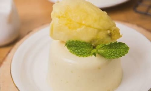 Cách làm bánh pudding sầu riêng