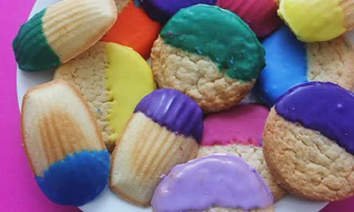 Cách làm bánh quy khối màu