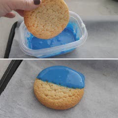 Cách làm bánh quy khối màu