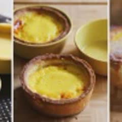 Cách Làm Bánh Tart Nhân Kem Trứng Hấp Dẫn Đơn Giản