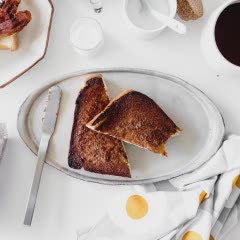 Cách làm Bánh toast đường quế