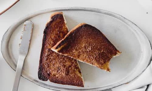 Cách làm Bánh toast đường quế