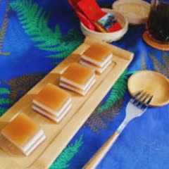 Cách làm Bánh Trà Dừa Xếp Lớp độc đáo, đổi vị ngày mưa
