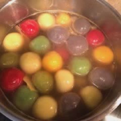 Cách làm bánh trôi bánh chay ngũ sắc