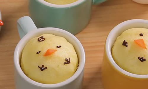 Cách làm bánh trứng hình gà con