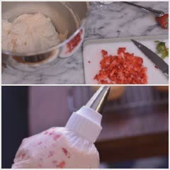 Cách làm cupcake dâu tây chanh
