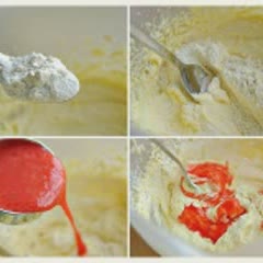 Cách Làm Cupcake Kem Phô Mai Dâu Tây Đơn Giản
