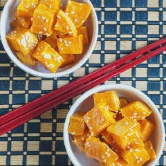 Cách làm Khoai lang chiên sốt caramel