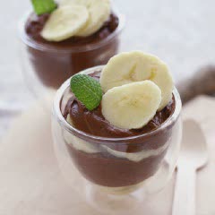 Cách làm Mousse chocolate chuối