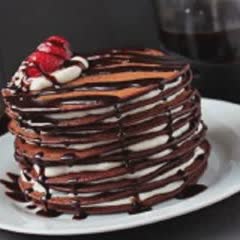 Cách làm Pancake Chocolate thơm ngon ngọt dịu ngay tại nhà